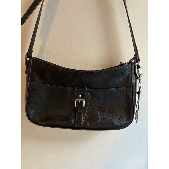 Etienne Aigner Women's Black Leather Shoulder Bag - Picture 2 of 8